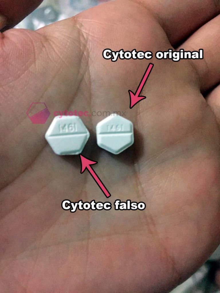 Cytotec original y Cytotec falso