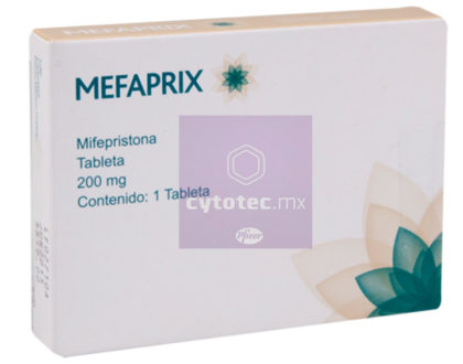 misoprostol y mifepristona caja de mefaprix para abortar