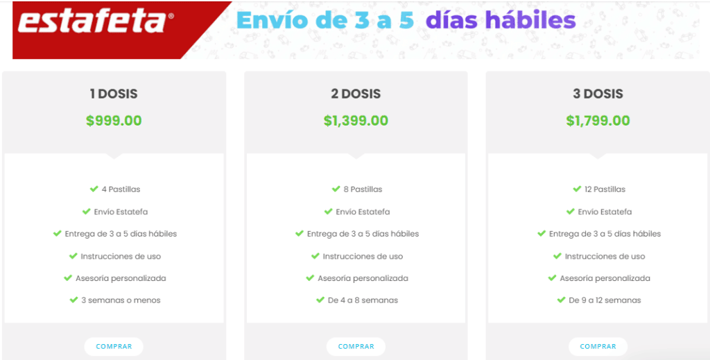 precios estatefa